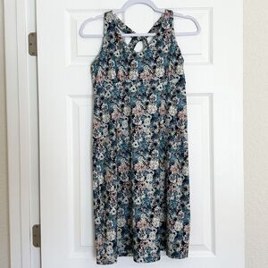 Patagonia Dress Size M Furnai Floral Neo Navy Magnolia Spring Sundress A-Line